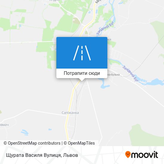 Карта Щурата Василя Вулиця