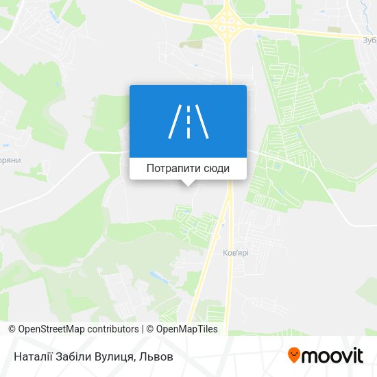 Карта Наталії Забіли Вулиця
