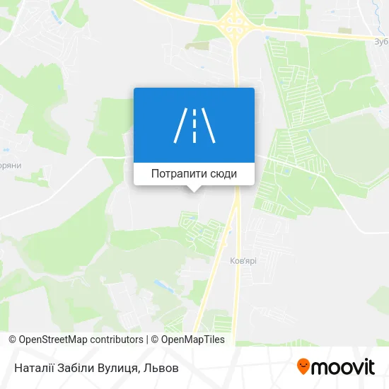 Карта Наталії Забіли Вулиця