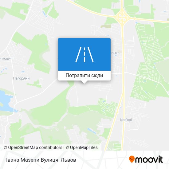 Карта Івана Мазепи Вулиця