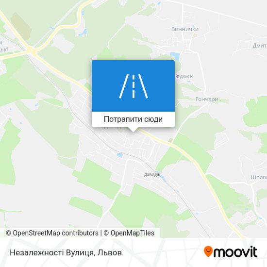 Карта Незалежності Вулиця