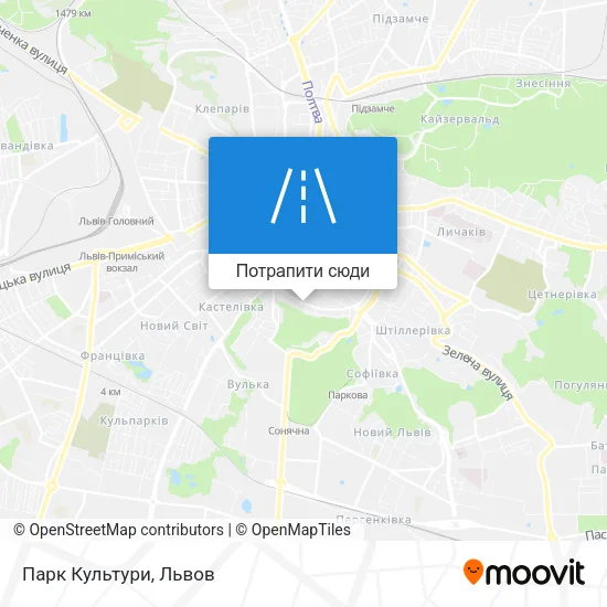 Карта Парк Культури