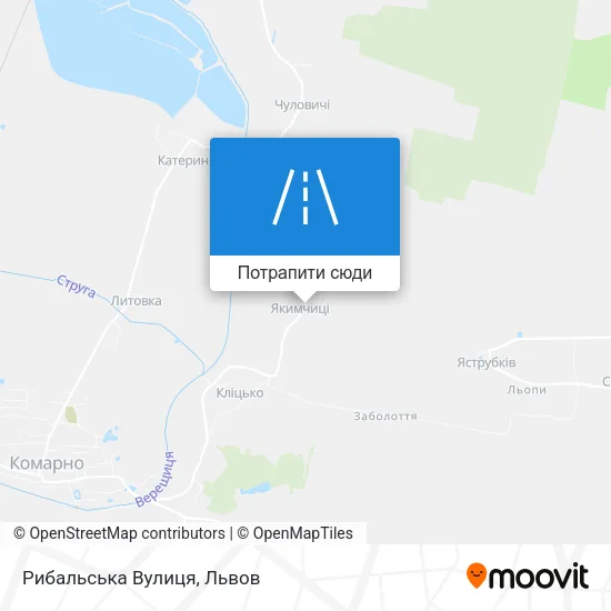 Карта Рибальська Вулиця