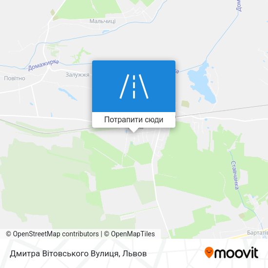 Карта Дмитра Вітовського Вулиця