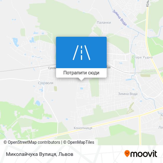 Карта Миколайчука Вулиця