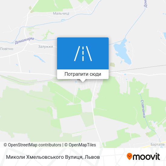 Карта Миколи Хмельовського Вулиця
