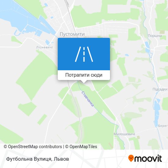 Карта Футбольна Вулиця