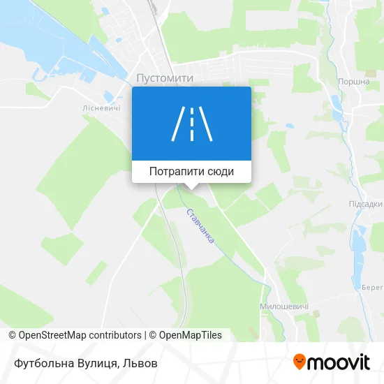 Карта Футбольна Вулиця