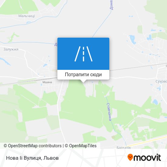 Карта Нова Іі Вулиця
