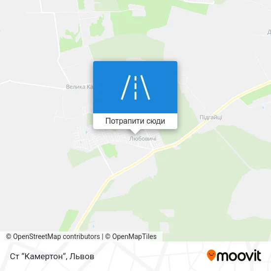 Карта Ст “Камертон“