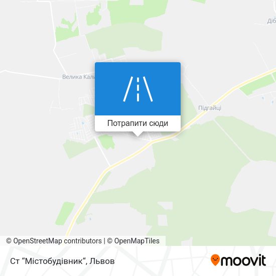 Карта Ст “Містобудівник“