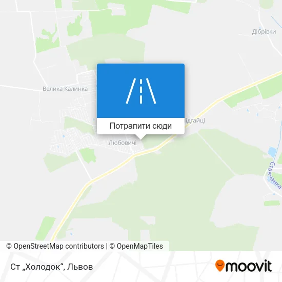 Карта Ст „Холодок“