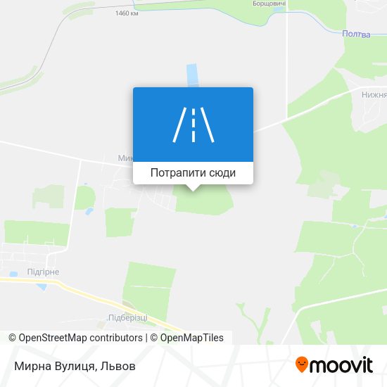 Карта Мирна Вулиця