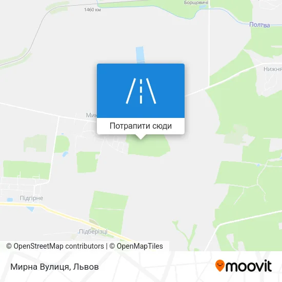 Карта Мирна Вулиця