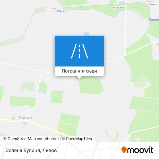 Карта Зелена Вулиця