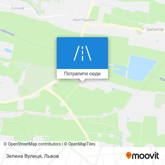 Карта Зелена Вулиця