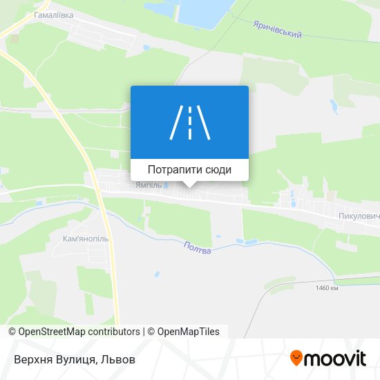 Карта Верхня Вулиця