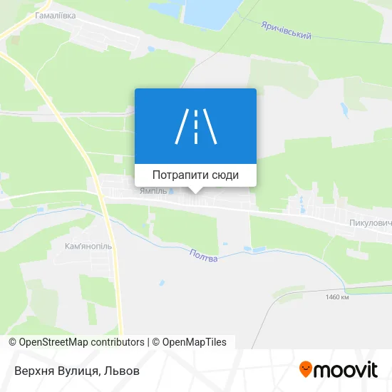 Карта Верхня Вулиця