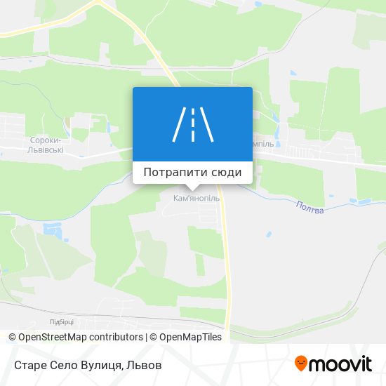 Карта Старе Село Вулиця