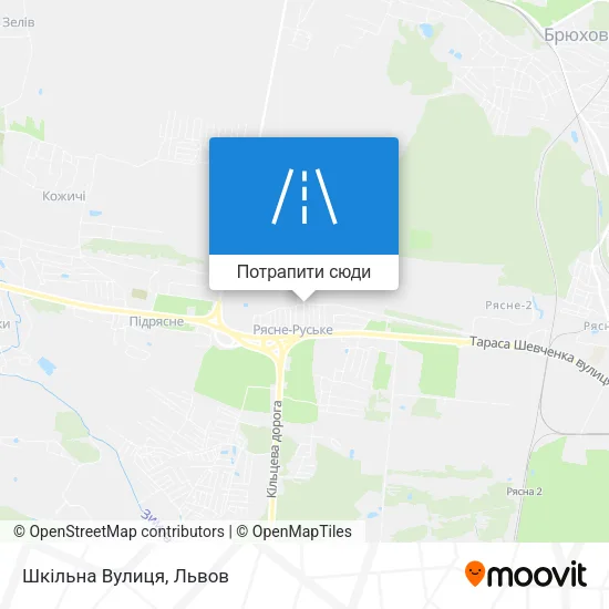 Карта Шкільна Вулиця