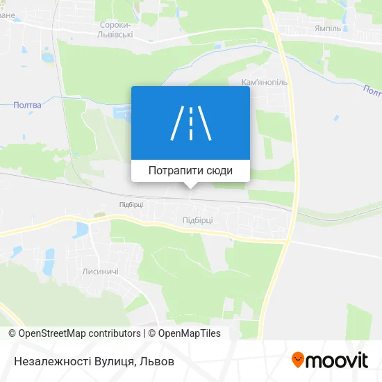 Карта Незалежності Вулиця