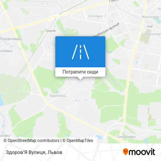 Карта Здоров’Я Вулиця