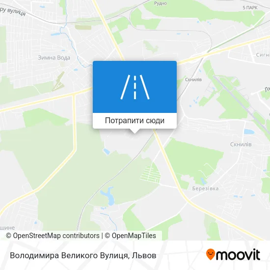 Карта Володимира Великого Вулиця