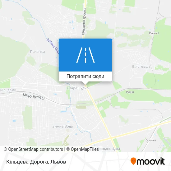 Карта Кільцева Дорога
