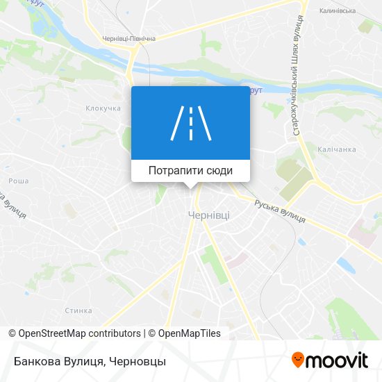 Карта Банкова Вулиця