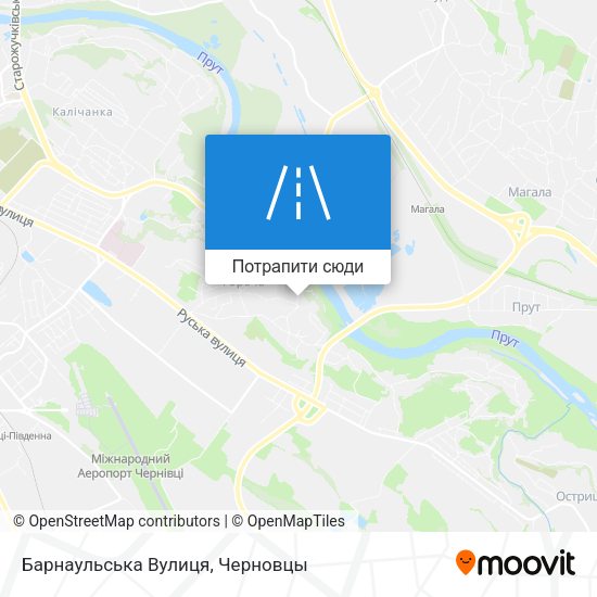 Карта Барнаульська Вулиця