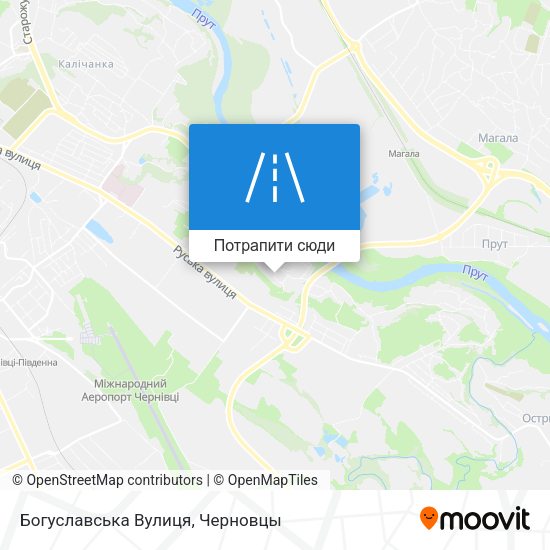 Карта Богуславська Вулиця