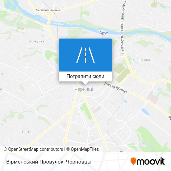 Карта Вірменський Провулок
