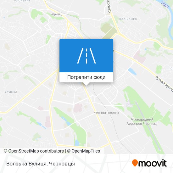 Карта Волзька Вулиця
