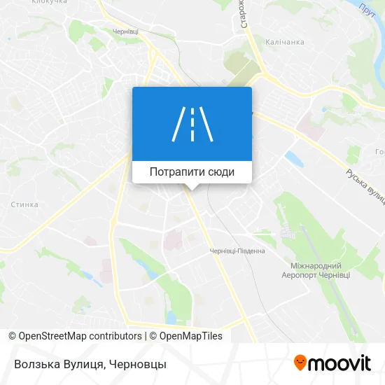 Карта Волзька Вулиця