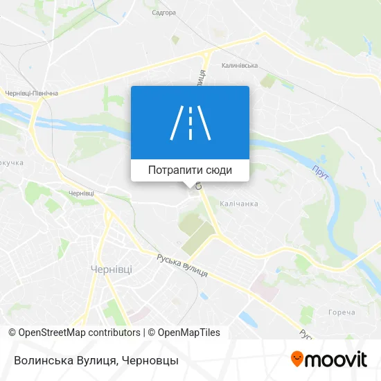 Карта Волинська Вулиця