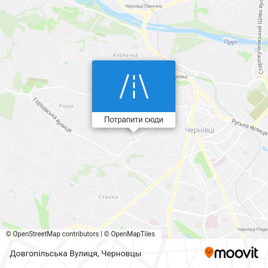 Карта Довгопільська Вулиця