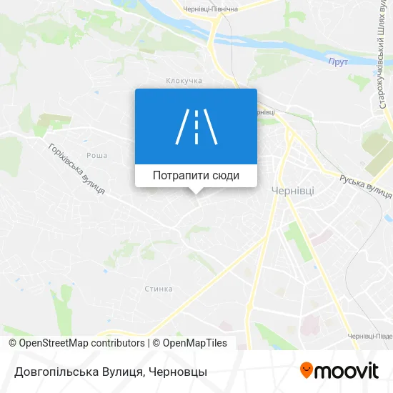 Карта Довгопільська Вулиця