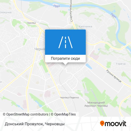 Карта Донський Провулок