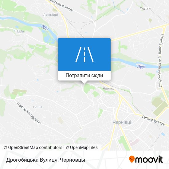 Карта Дрогобицька Вулиця