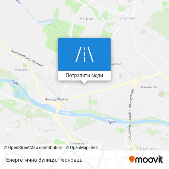 Карта Енергетична Вулиця