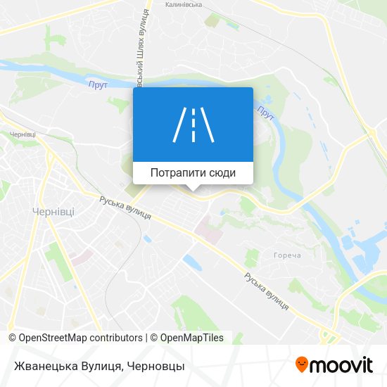 Карта Жванецька Вулиця