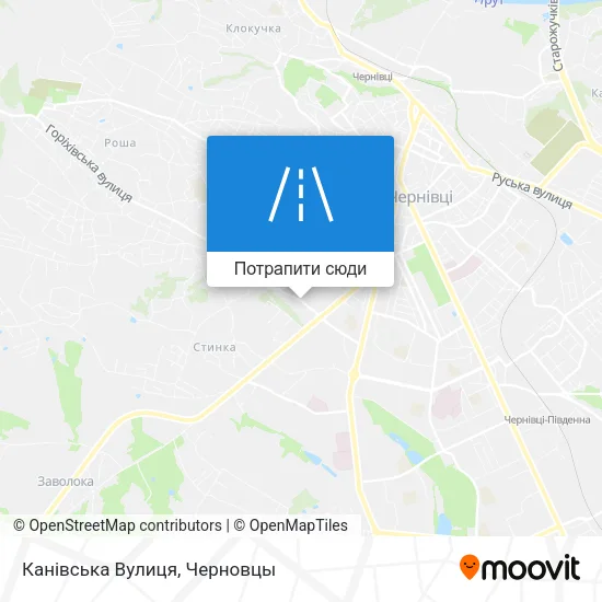 Карта Канівська Вулиця