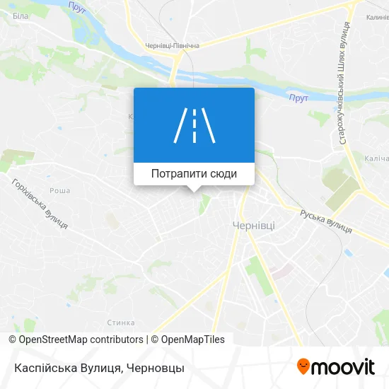 Карта Каспійська Вулиця