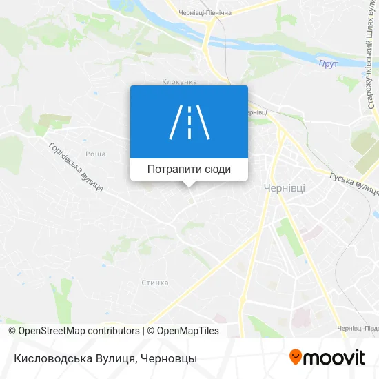 Карта Кисловодська Вулиця