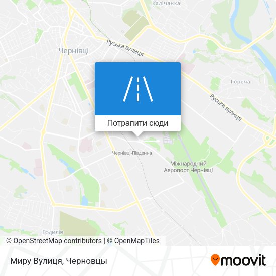 Карта Миру Вулиця
