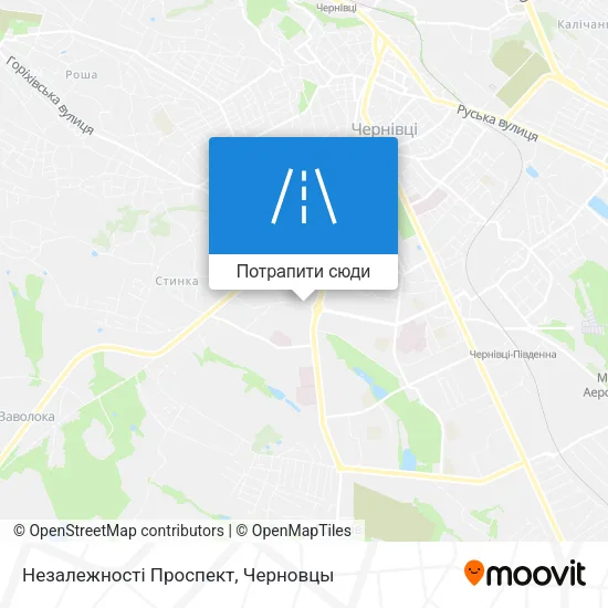 Карта Незалежності Проспект
