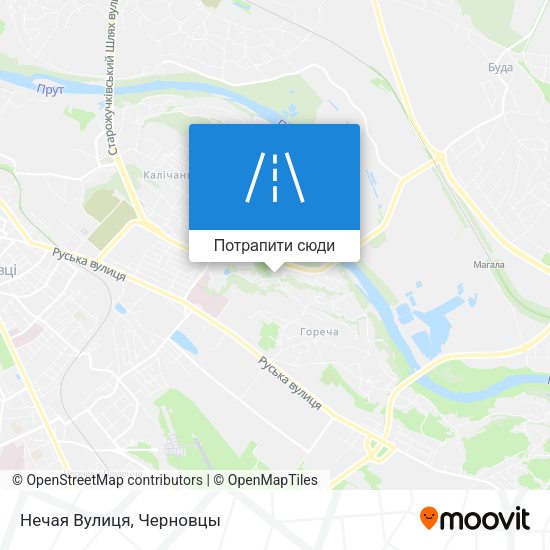 Карта Нечая Вулиця