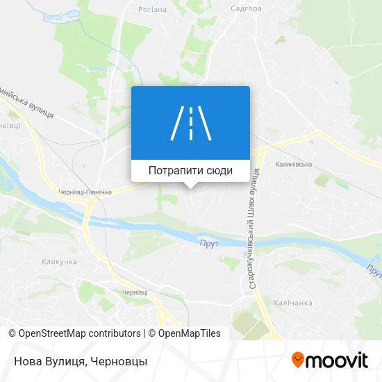 Карта Нова Вулиця