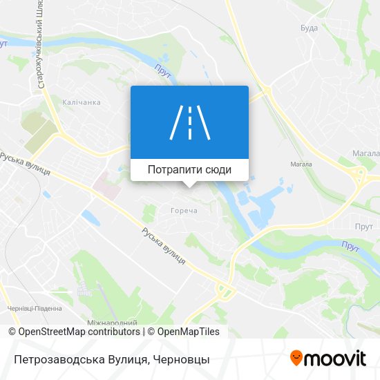 Карта Петрозаводська Вулиця