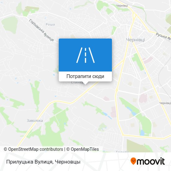 Карта Прилуцька Вулиця